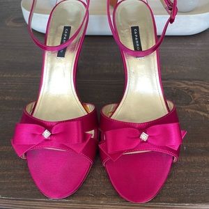 Caparros Pink Rhinestone Heels